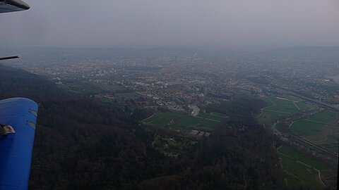 Blick auf die Zürich-Altstetten.