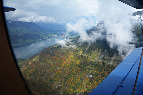 Der Sarnersee hinter uns.