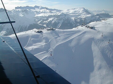Skigebiet auf dem Männlichen.