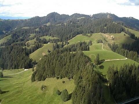 Vereinsflug über das Emmental.