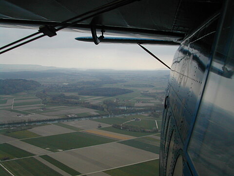 Blick zurück auf das grosse Moos.