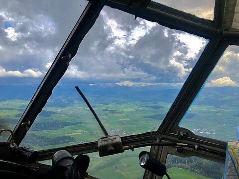Letzte Regenwolken in der Innerschweiz.