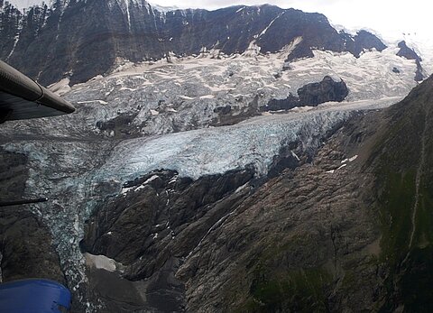 Blick auf den unteren Grindelwaldgletscher