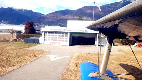 Ankunft in Locarno.