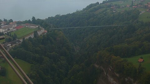 Hängebrücke bei Sigriswil.
