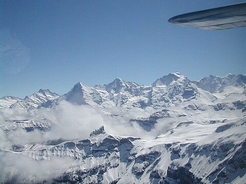 Eiger, Mönch und Jungfrau.