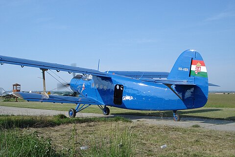 Anna rollt zum Start für den Rückflug in die Schweiz.
