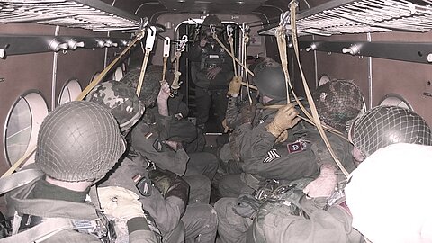 Auf dem Überflug.