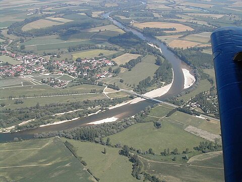 Idyllische Landschaft in Frankreich.