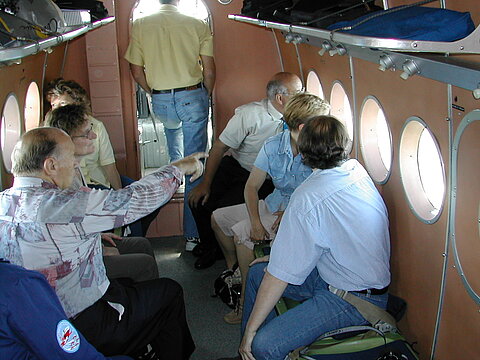 Auf dem Rückflug nach Grenchen.