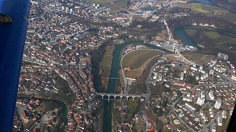 Altstadt von Fribourg.
