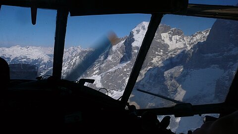 Wetterhorn und vor uns der Titlis.