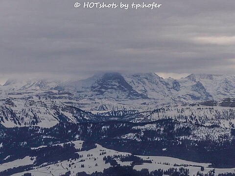 Eiger, Mönch und Jungfrau einmal etwas anders.