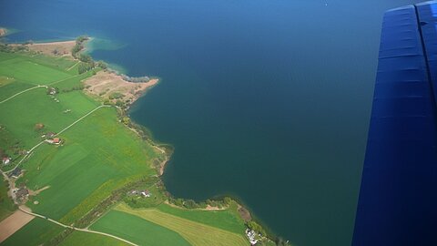Idyllische Landschaft am Zugersee.