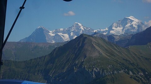 Eiger, Mönch und Jungfrau.