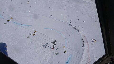 Super G-Rennen der Junioren am Lauberhorn.