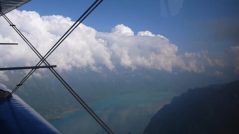 Über dem Brienzersee.