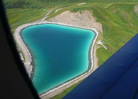 Wasserbecken bei der kl. Scheidegg.