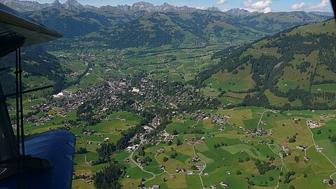 Ortschaft Gstaad.