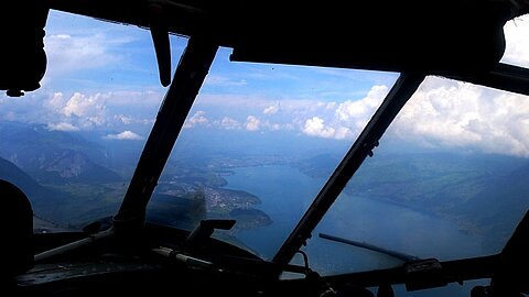 Blick in Richtung Thun.