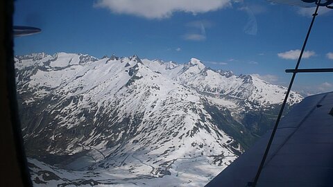 Über dem Grimselpass.
