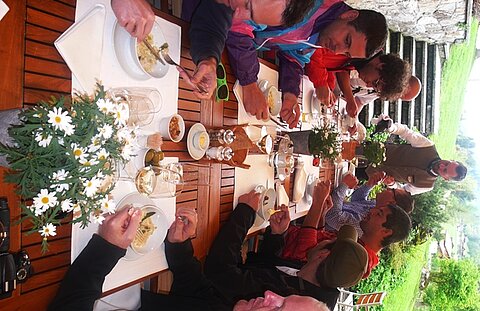 Apéro Rich im Hotel Hornberg auf der Saanenmösern.