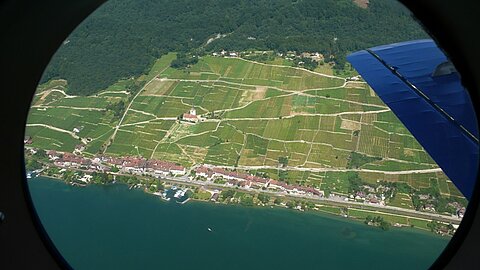 Ortschaft Ligerz am Bielersee.