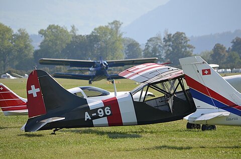 Die An-2 kurz vor dem Start.