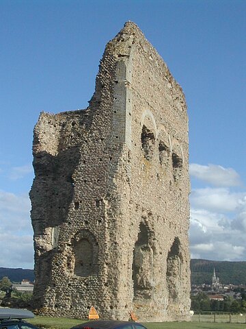 Römische Ruinen in Autun.