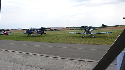 Bereit für den Rückflug.