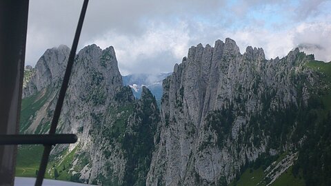 Bergspitzen der Felsformation Gastlosen.