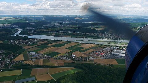 Der Klingnauer Stausee.