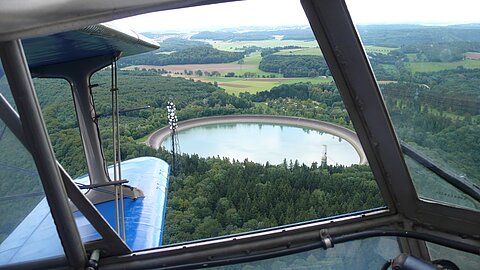 Kleines Staubecken im Süddeutschen Raum.