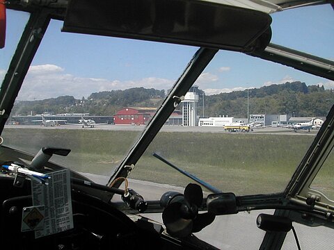 Start zu einem Vereinsflug.