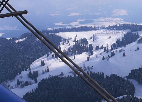 Noch unter den Wolken im Napf.