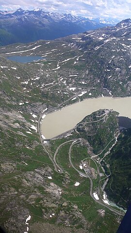 Der Grimsel und seine Stauseen.