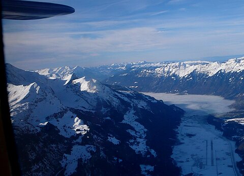Flugplatz Meiringen.
