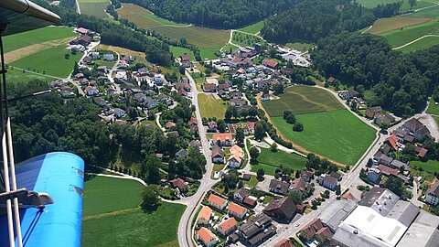 Ziel unseres Fluges Fisibach.