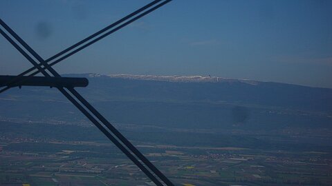 Chasseral beim Anflug auf Grenchen.