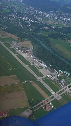Flugplatz Bern Belpmoos.