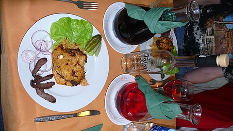 Ungarisches Essen bei Agnes.