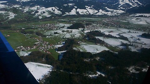 .... aber auch im Flachland liegen noch Schneereste.