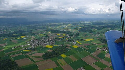 Rabsfelder in der Gegend von Kriegstetten.