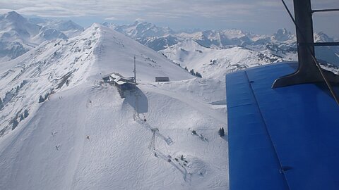 Station Rinderberg oberhalb Zweisimmen.