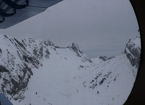 Im Sattel die Bergstation Pilatus.