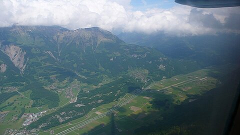 Flugplatz Meiringen.