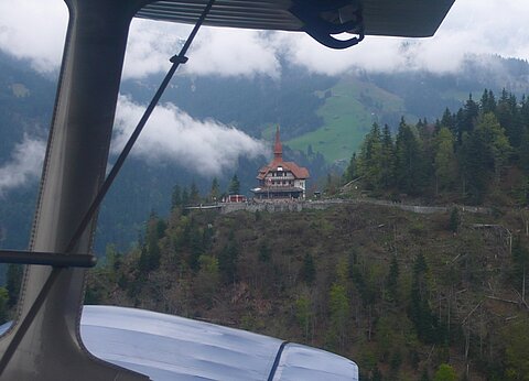Bergstation Harder bei Interlaken.