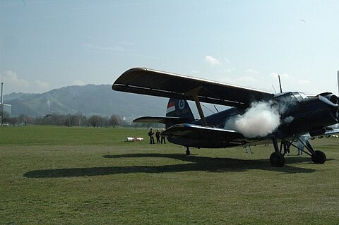 Anlassen des 1000 PS-Motors der An-2.