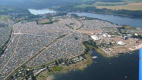 Sonn Mon Sterne Festival, grösstes Open-Air Festivall in Deutschland.