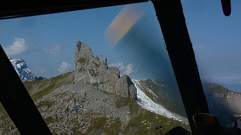 Spektakuläre Felsformation.